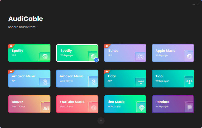 Download AudiCable Spotify Music Recorder