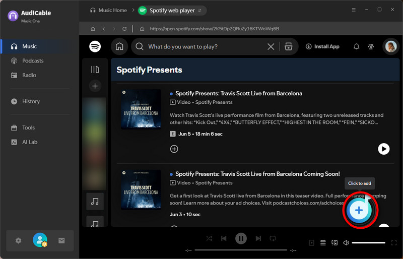 Find Spotify Spotify Video Shows