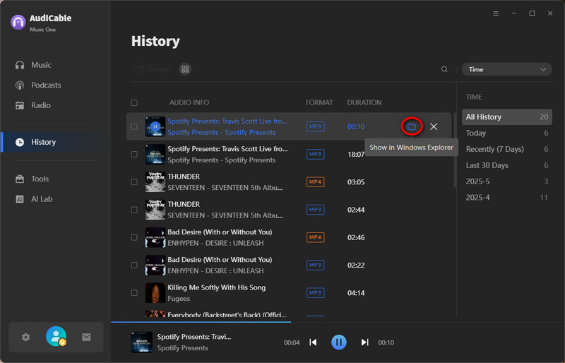 Spotify Video Podcasts MP3s