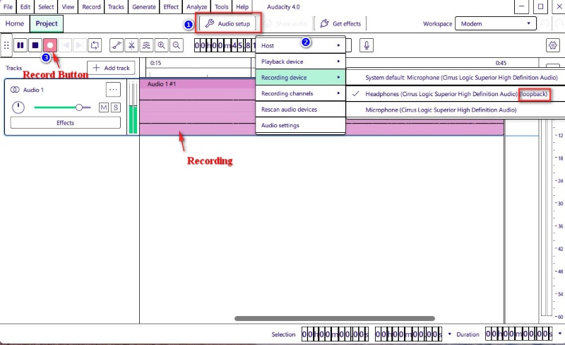 Use Audacity