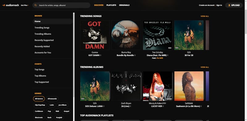 Audiomack Unblocked Music