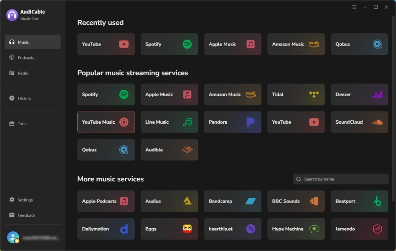 Choose Music Platform