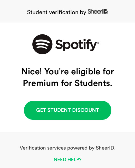 Join Spotify Premium Student Plan