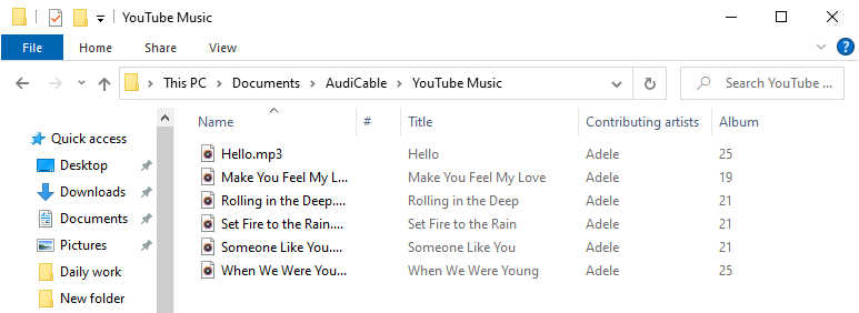 download YouTube Music as MP3