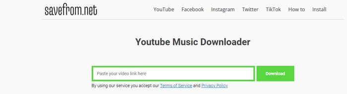 SaveFrom YouTube Video Downloader