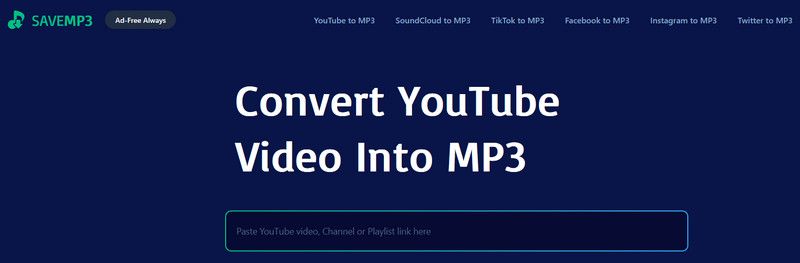 Save YouTube to MP3