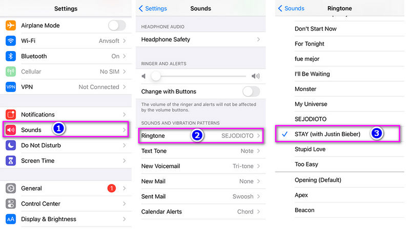 apply [STAY] Justin Bieber as iPhone ringtone