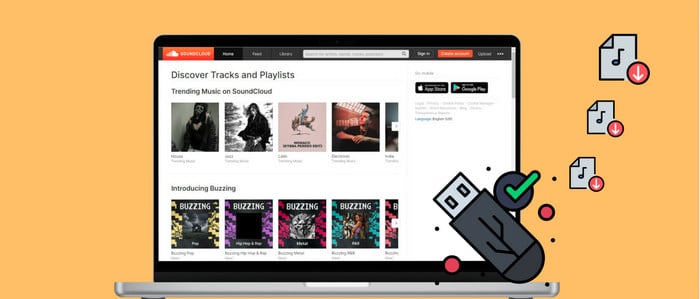Download SoundCloud Songs to USB Flash Drive