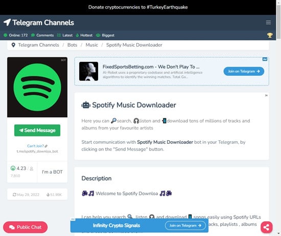 Spotify Telegram