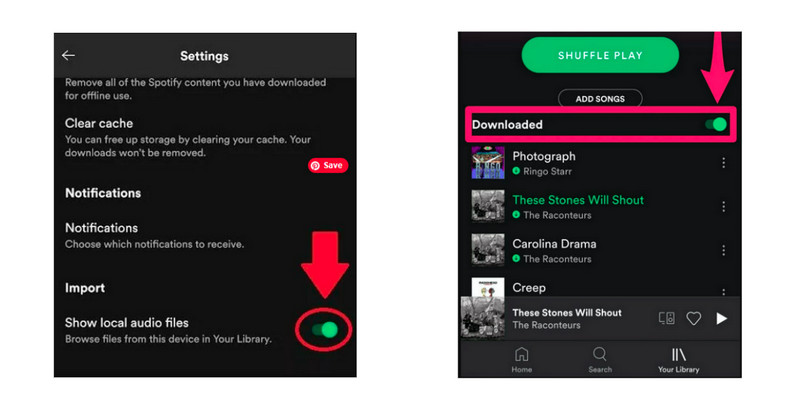 Sync Local Music on Mobile