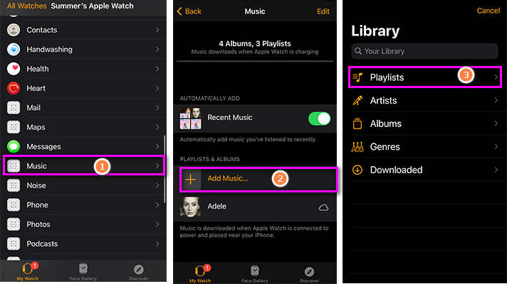 how to download spotify playlist to apple watch