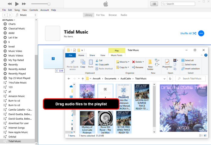 Import Tidal Music to iTunes