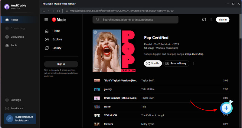 Download FLAC from YouTube Music